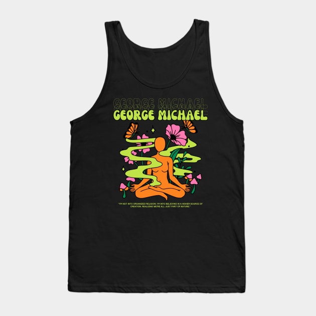 George Michael // Yoga Tank Top by Mamamiyah